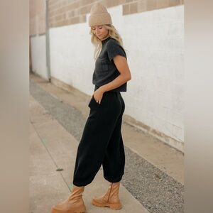 Free People Black Freya Pants